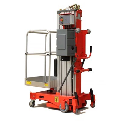 Nền tảng nâng hợp kim nhôm đơn Mast